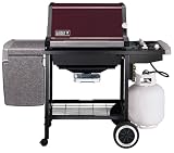 Books on Gazebo item: Weber 2252001 Burgundy Genesis Silver B Propane Gas Grill