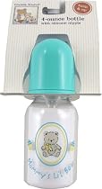 4 oz. Printed Bottle (Silicone Nipple), Green