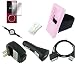 Microsoft Zune 4GB / 8GB / 16GB (PINK) Silicone Skin Charging Combo, w/ Silicone Skin, USB 2in1 Sync