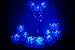 Set of 12 Litecubes Brand 3 Mode BLUE Light up LED Ice Cubes