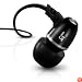 JBuds J5 Earbuds-style Metal Headphones for iPod, iPad, Tablet, Kindle (Black Pearl)