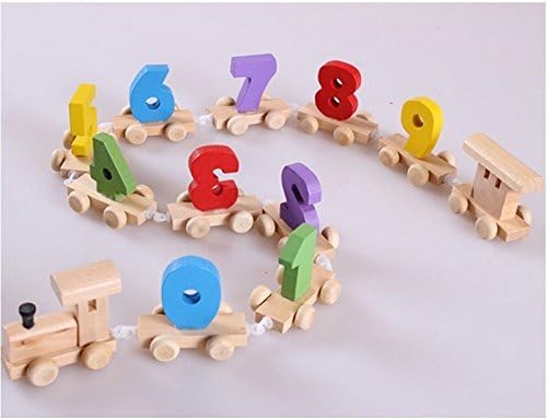 cognitive Numbers, small train assembly model, study and education baby toys