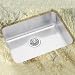 Tools & Hardware : Elkay Kitchen Sinks Stainless Steel Undermount - Single Bowl Lustertone Stainless Steel
