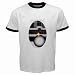 Men's Customized BUSINESS BROCHURES CATALOGS CIRCLE100% Cotton White Ringer T-shirt