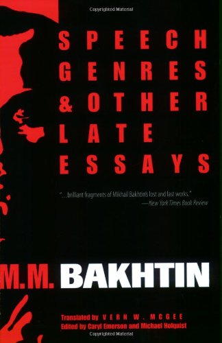 Textbook - Speech Genres and Other Late Essays (University of Texas Press Slavic Series)