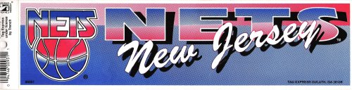 NEW JERSEY NETS NBA decal bumper sticker