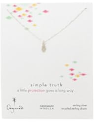 Dogeared Simple Truth Protection, Little Hamsa Necklace, 16"+2" Extender