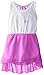Dream Star Girls' Chiffon Hi Low Love Foil Dress