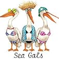 Sea Gals-Pelicans Adult T-Shirt