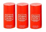 Jovan Mens Musk Deodorant - 3 Sticks (3 oz)