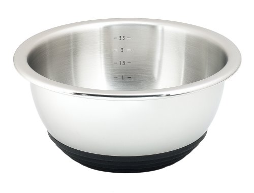 Circulon Mixing Bowl, Stainless Steel & Black, 2.5 Litre