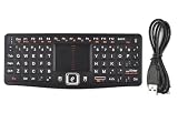 Image of OrientEX Rii Touch N7 Mini Wireless Keyboard For PC, HTPC, Apple, Xbox360, Wii, PS3 With Removable Battery,Full Qwerty Keyboard,Adjustable DPI Touchpad ( 2.4 Ghz,Super Long Range 30m Max)