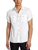Kenneth Cole Men’s Double Pocket Solid Shirt