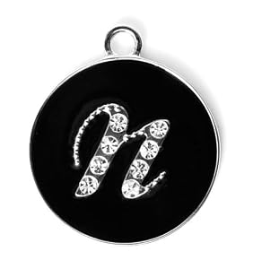 Fleur De Lis Monogram Necklace - N