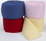 Tailored Baby Porta Crib Bumpers - Color Khaki-Denim Look