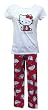 Hello Kitty Simply Adorable Red Plush Pajama Set for women