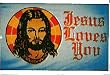 Jesus Loves You - Novelty flags