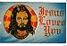 Jesus Loves You - Novelty flags
