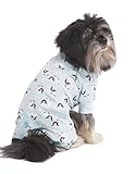 Fashion Pet Lamb Print Pet PJ's, Medium, Blue