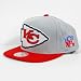 Mitchell & Ness NFL Grey 2-tone Xl Snapback - Kansas City Chiefs