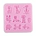 niceeshop(TM) Cut Animal Shape Party Silicone Cake Mold Fondant Baking Mold Pan,Random Color