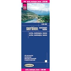 Serbien, Montenegro, Kosovo 1 : 385 000: Kartenbild 2-seitig. Auch mit kyrillischer Schrift. H�henlinien und H�henschichten-Relief. GPS-tauglich durch ... Stra�ennetz. Ausf�hrlicher Ortsindex
