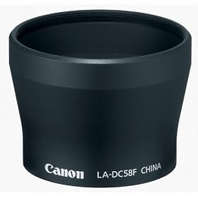 Canon LA-DC58F Conversion Lens Adapter for PowerShot A640, A630, A620 and A610 Digital Cameras