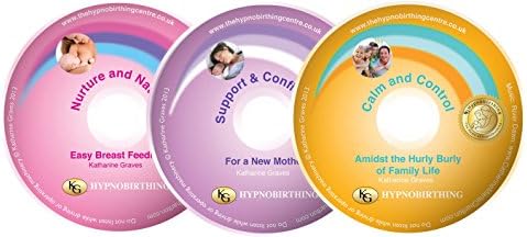 3 CD Postnatal Hypnobirthing Relaxation Collection , Support with your new baby by Katharine Graves
