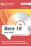 book cover Auf die Schnelle: Nero 10 ganz leicht - Holger Haarmeyer