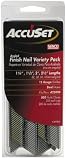 AccuSet A309800 Variety Pack 15 Gauge Angled Finish Nails