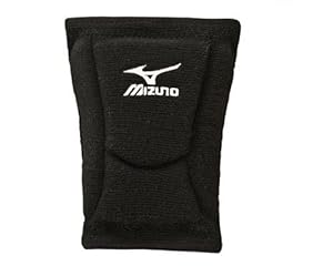 Mizuno LR6 Volleyball Kneepad, Black, Medium