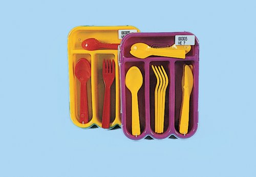 Childrens Toyshop  Toys : GOWI Besteckkorb mit Besteck, sortiert