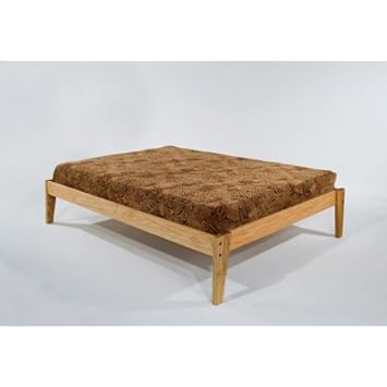 Full Size - Solid OAK Wooden Platform Bed Frame-Beautiful Hand-rubbed Danish Oil Finish-Made in USA