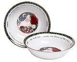 Portmeirion Studio A Christmas Story Vegetable Bowls, Set of 2