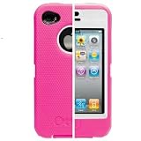 OtterBox Universal Defender Case for iPhone 4 (Pink Silicone & White Plastic)