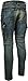 Angel Cola Men's Biker Slim Distressed Washed Cotton Cargo Jeans Vintage 32