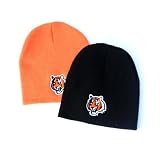 Urban Boundaries - Cincinnati Bengals Beanie 2-Pack (Embroidered Logo, One Orange, One Black)