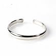 STERLING SILVER TOE RING - 2mm Plain