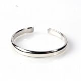 STERLING SILVER TOE RING - 2mm Plain