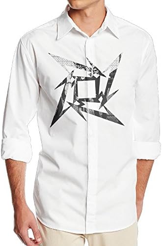 Metalica Duola Men's Funny Long Sleeve Shirt - SizeXL White