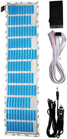 45x11cm DC 12V Sound Sensitive Music Beat Activated Car Sticker Equalizer Blue