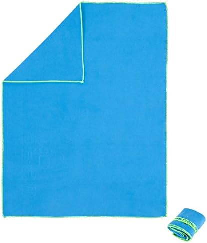 Amer Armor Ultra Compact Microfibre Towel Sport Towel and Travel Towel - Super Absorbent and Quick Drying for Camping, Beach, Pool, Gym or Bath. 100% Satisfaction Guarantee! (Blue, M(25.6*35.4 inch))