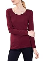 ESPRIT Camiseta Manga Larga (Rojo)