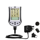Gomadic for the PalmOne palm m125 - International Wall / AC Charger for the PalmOne m125 - Gomadic Brand w/ TipExchange Technology