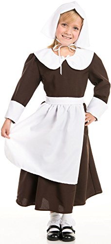 Pilgrim Girl with Bonnet (Medium 6X-8 Youth)