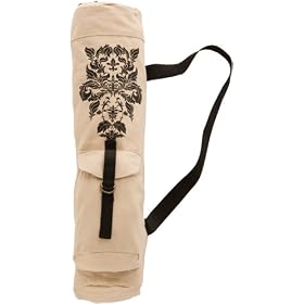 Gaiam Printed Yoga Mat Bag Damask Gaiam Printed Yoga Mat Bag Damask