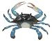 Coastal MD Blue Crab Metal Wall Art Decor
