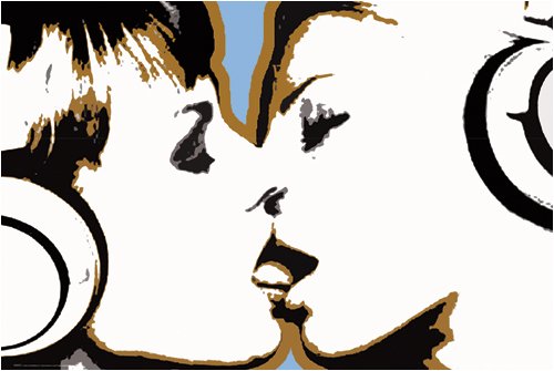Empire 294432 Steez - DJ Girls - Kiss, Poster ca. 91,5 x 61 cm
