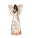 Pavilion Gift Company 19096 Stars in The Sky Ebony Memorial Angel Figurine, 7-1/2-Inch