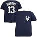 New York Yankees Newborn #13 Alex Rodriguez Navy Blue Player Name & Number T-shirt